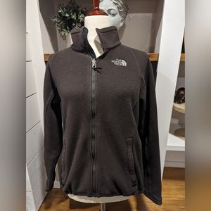 The North Face Fleece Full Zip Jacket Size Medium in Chocolate Brown